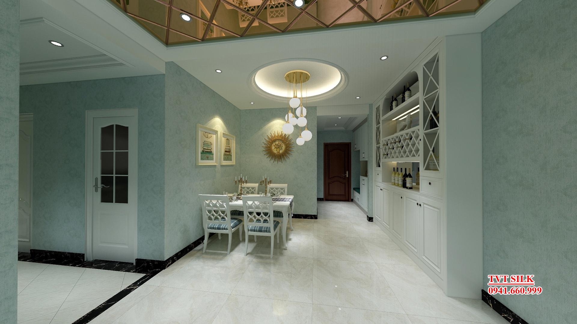 Vải dán tường Hoa Văn Hiện Đại S1-1