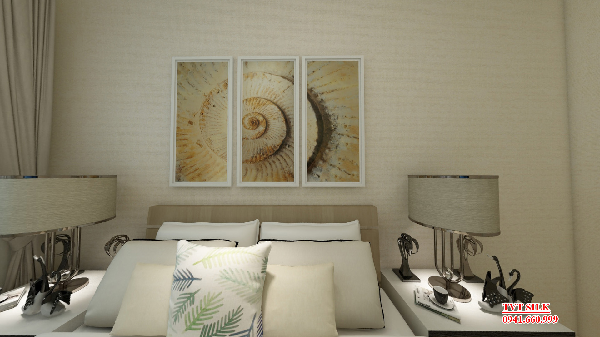 Vải dán tường Họa Tiết Thêu Chìm- TC2