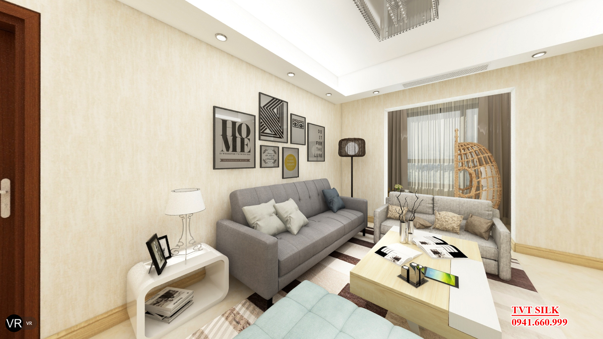 Vải dán tường Họa Tiết Thêu Chìm- TC5