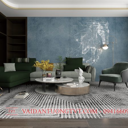Tranh in dán tường UV hình ngựa