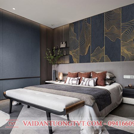 Tranh Vải dán tường hiệu ứng vân mây