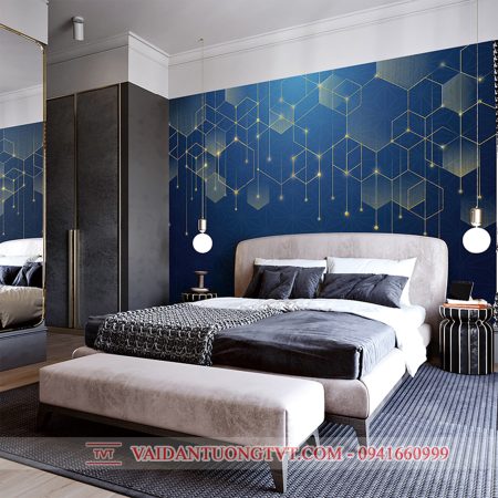 Tranh Vải dán tường hoạ tiết đẹp